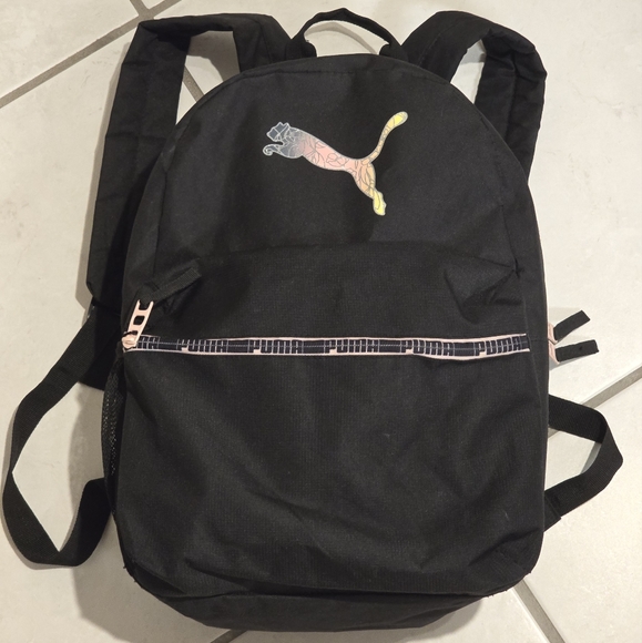 Puma Backpack black/pink - Picture 1 of 11